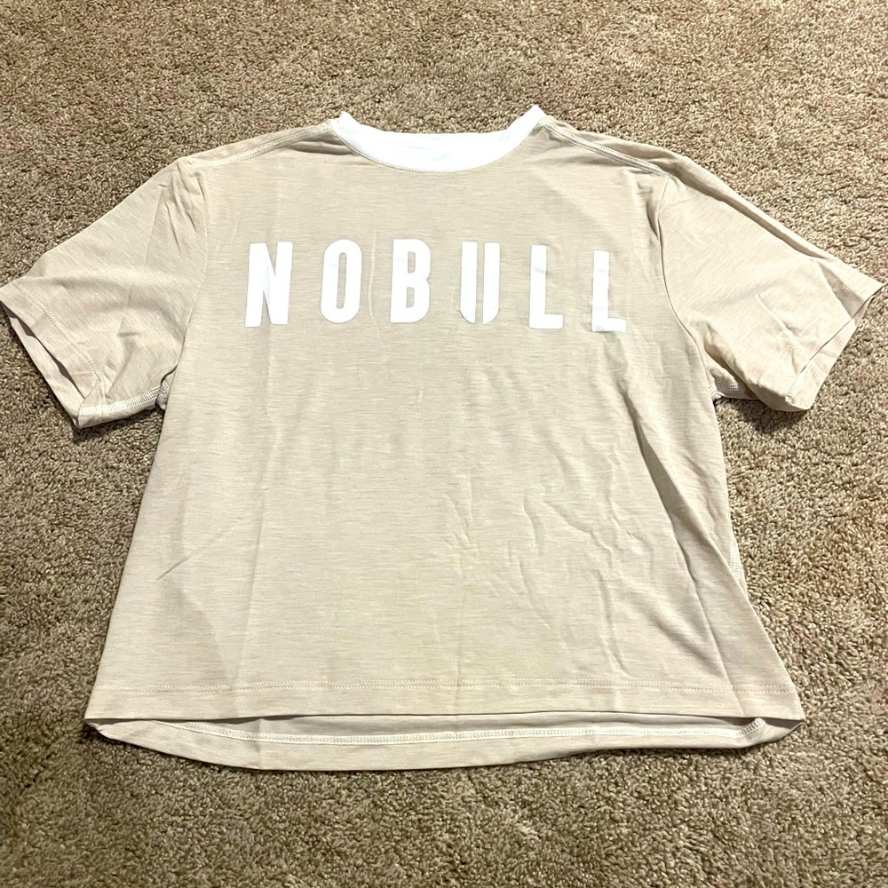 NOBULL Cropped High Neck Boxy Tee